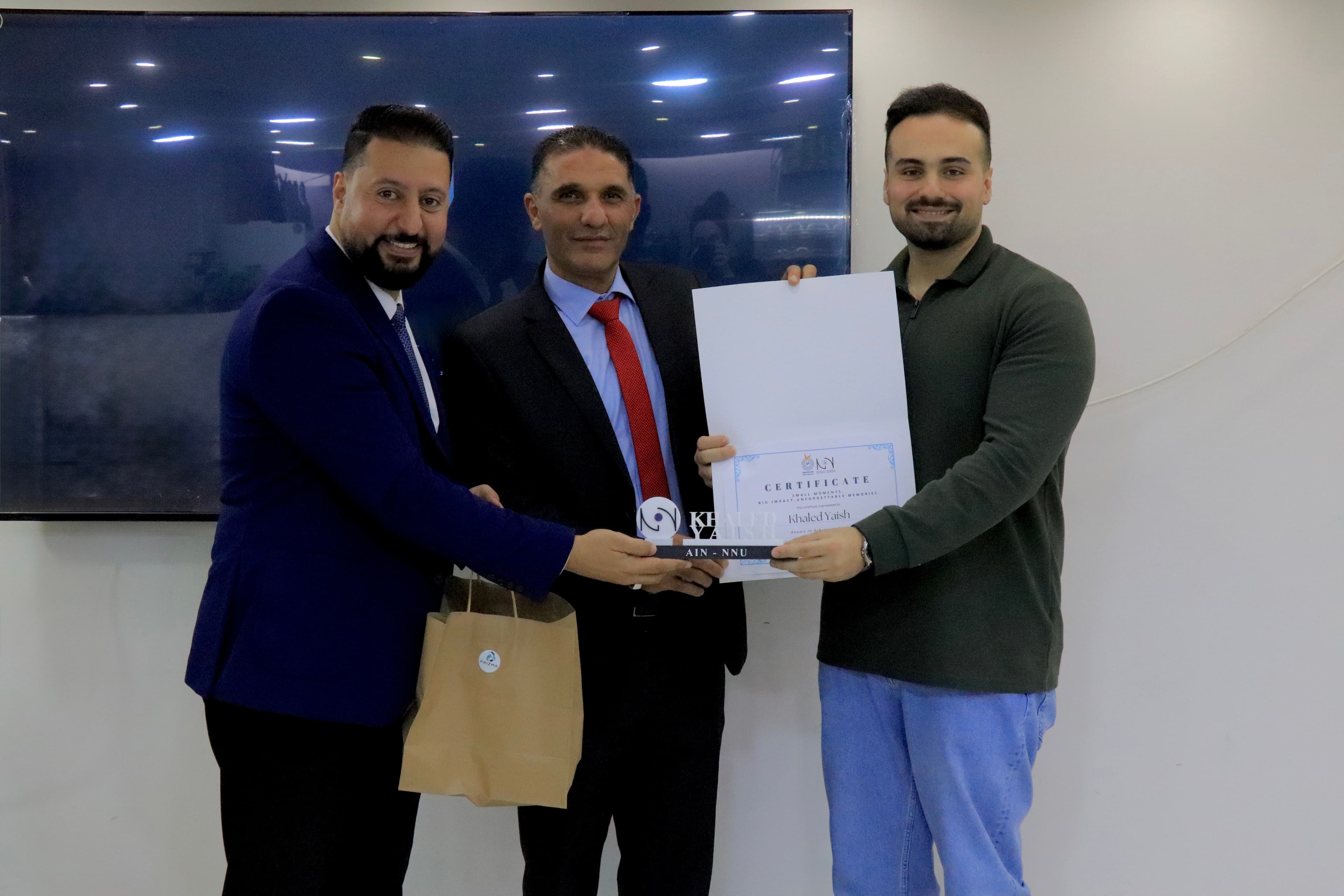 الشبكة العربية للابتكار "عين" في جامعة النجاح الوطنية تكرّم هيئتها الإدارية التاسعة تقديراً لمسيرتها وإنجازاتها