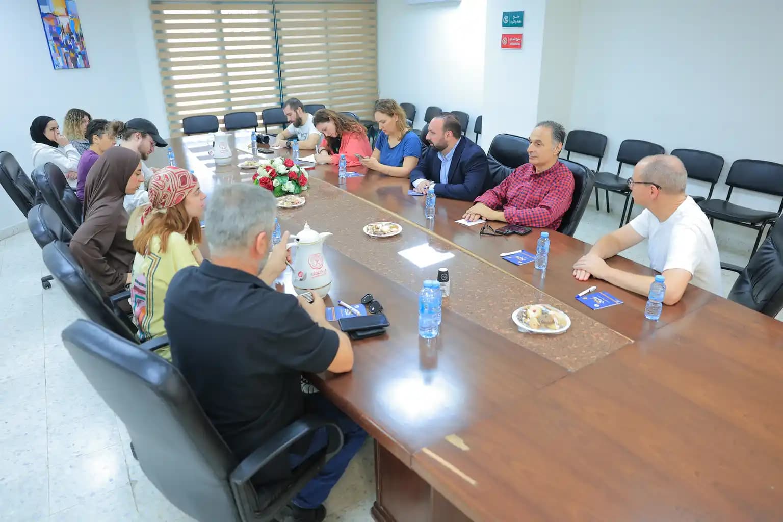 جامعة النجاح الوطنية تستقبل وفدًا أكاديميًا دوليًا ضمن مبادرة "To Be There" وتستعرض إنجازاتها وتناقش تحديات التعليم العالي الفلسطيني